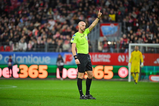 Stade Brestois 29 v Angers SCO - Ligue 1 McDonald s 2026 2027 Eric Wattellier referee during Ligue 1 McDonald s match between Brest and Angers at Stade Francis-Le Ble on October 10, 2026 in Brest, France. Brest France  Copyright: xIconxSportx 776573329