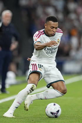 October 10, 2026, Madrid, Madrid, Spain: Kylian Mbappe of Real Madrid CF in action during the Spanish League, LaLiga EA Sports, football match between Real Madrid and Villarreal CF at Bernabeu stadium on October 10, 2026, in Madrid, Spain. Madrid Spain - ZUMAa181 20261010_zaa_a181_150 Copyright: xOscarxJ.xBarrosox