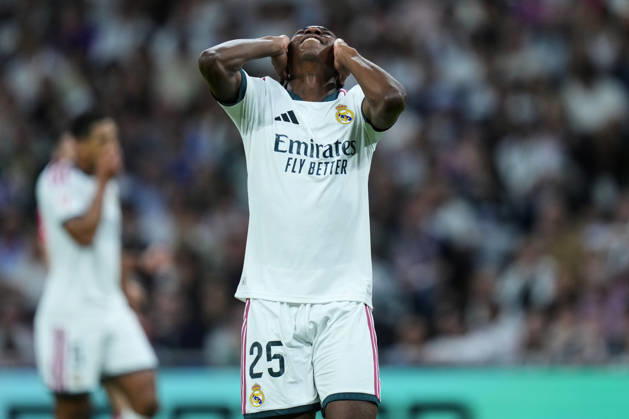 ESP: Real Madrid - Villarreal CF. La Liga EA Sports. Matchday 8. Yan Diomande of Real Madrid CF during the La Liga EA Sports match between Real Madrid and Villarreal CF played at Santiago Bernabeu Stadium on 10 Oct 2026 in Madrid, Spain. kpng Copyright: xCesarxCebollax xPRESSINPHOTOx PS_2627_RMA_VIL_016