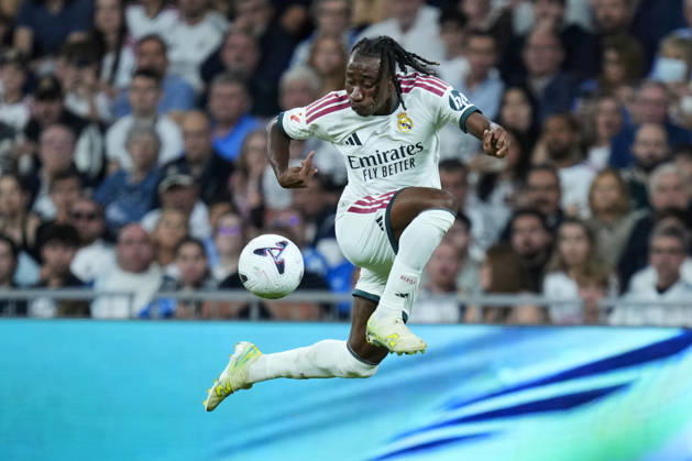 ESP: Real Madrid - Villarreal CF. La Liga EA Sports. Matchday 8. Yan Diomande of Real Madrid CF during the La Liga EA Sports match between Real Madrid and Villarreal CF played at Santiago Bernabeu Stadium on 10 Oct 2026 in Madrid, Spain. kpng Copyright: xCesarxCebollax xPRESSINPHOTOx PS_2627_RMA_VIL_023
