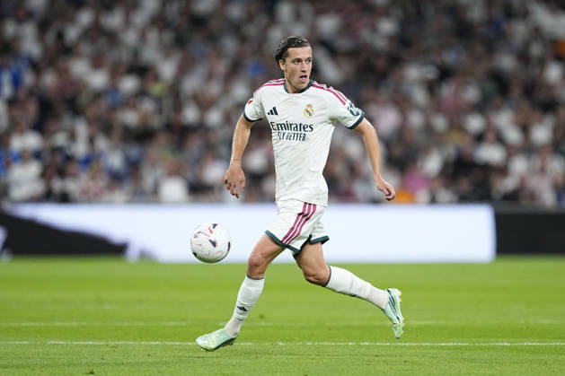 October 10, 2026, Madrid, Madrid, Spain: Alvaro Carreras of Real Madrid CF in action during the Spanish League, LaLiga EA Sports, football match between Real Madrid and Villarreal CF at Bernabeu stadium on October 10, 2026, in Madrid, Spain. Real Madrid V Villarreal CF - LaLiga EA Sports  - ZUMAa181 20261010_zaa_a181_169 Copyright: xOscarxJ.xBarrosox