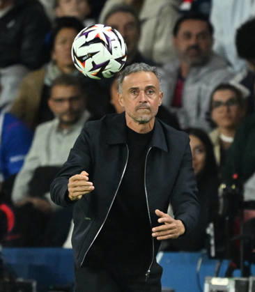 PSG v Le Mans FC - French Ligue 1 PARIS, FRANCE - OCTOBER 10: Luis Enrique, head coach of Paris Saint - Germain, reacts during the French Ligue 1 (L1) soccer match between Paris Saint-Germain (PSG) and Le Mans FC at Parc des Princes stadium in Paris, France on October 10, 2026. Mustafa Yalcin Anadolu Paris France. Editorial use only. Please get in touch for any other usage.  Copyright: x2026xAnadoluxMustafaxYalcinx