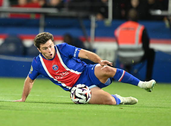 PSG v Le Mans FC - French Ligue 1 PARIS, FRANCE - OCTOBER 10: Joao Neves of Paris Saint - Germain in action during the French Ligue 1 (L1) soccer match between Paris Saint-Germain (PSG) and Le Mans FC at Parc des Princes stadium in Paris, France on October 10, 2026. Mustafa Yalcin Anadolu Paris France. Editorial use only. Please get in touch for any other usage.  Copyright: x2026xAnadoluxMustafaxYalcinx