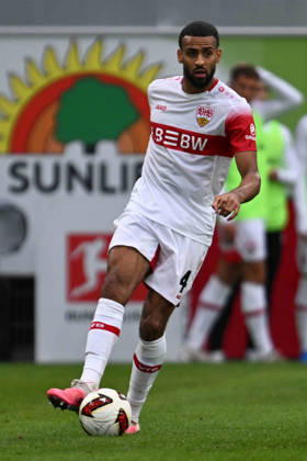 Paderborn, Home-Deluxe-Arena, 10.10.26, GER, Herren, 1.Bundesliga, Saison 2026-2027, SC Paderborn 07 - VfB Stuttgart Bild: Josha VAGNOMAN (Stuttgart) DFL regulations prohibit any use of photographs as image sequences and or quasi-video. Nordrhein-Westfalen Deutschland