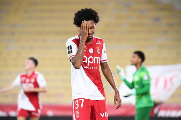 AS Monaco v Toulouse FC - Ligue 1 McDonald s 2026 2027 Edan DIOP of Monaco celebrate after scores during Ligue 1 McDonald s match between Monaco and Toulouse at Stade Louis II on October 10, 2026 in Monaco, Monaco. Monaco Monaco  Copyright: xIconxSportx 776573324