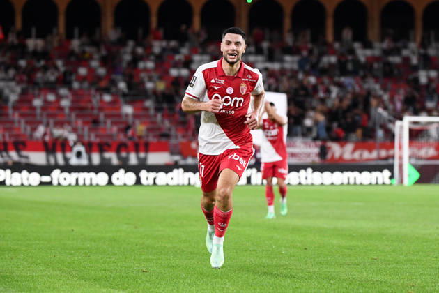 AS Monaco v Toulouse FC - Ligue 1 McDonald s 2026 2027 Matthis ABLINE of Monaco celebrate after scores during Ligue 1 McDonald s match between Monaco and Toulouse at Stade Louis II on October 10, 2026 in Monaco, Monaco. Monaco Monaco  Copyright: xIconxSportx 776573324