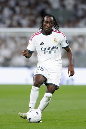 LA LIGA EA Sports - Real Madrid vs Villarreal MADRID, SPAIN - October 10:Yan Diomande of Real Madrid in action during the La Liga 2026 27 match between Real Madrid and Villarreal at Santiago Bernabeu Stadium. (Photo by Guille Martinez f22photo) Madrid Santiago Bernabeu Stadium Spain Copyright: xGuillermoxMartinezx
