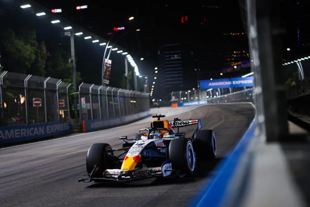 F1 - SINGAPORE GRAND PRIX 2026 41 LINDBLAD Arvid (gbr), Visa Cash App RB F1 Team VCARB03, action during the 2026 Formula 1 Singapore Grand Prix, 17th round of the 2026 Formula One World Championship, WM, Weltmeisterschaft from October 9 to 11, 2026 on the Marina Bay Street Circuit, in Singapore, Singapore - SingaporeSingapore Copyright: xANTONINxVINCENTx