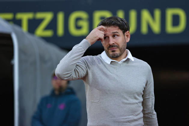 FC Zürich gegen FC Thun Brack Super League 10. Oktober 2026 Gian-Luca Privitelli (Cheftrainer, FC Thun) während des Fussballspiels der Brack Super League, FC Zürich gegen FC Thun, 10. Oktober 2026, Stadion Letzigrund, Zürich, Schweiz. Zürich Stadion Letzigrund Zürich Schweiz