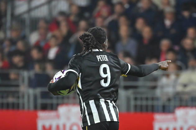 Stade Brestois 29 v Angers SCO - Ligue 1 McDonald s 2026 2027 Prosper PETER pf Angers celebrate after scores during Ligue 1 McDonald s match between Brest and Angers at Stade Francis-Le Ble on October 10, 2026 in Brest, France. Brest France  Copyright: xIconxSportx 776573329