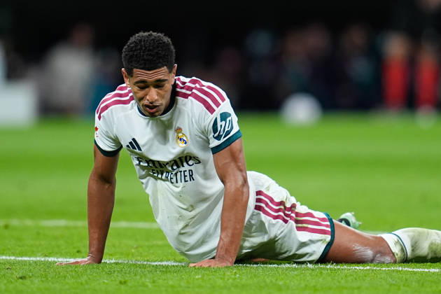 October 10, 2026, Madrid, Madrid, Spain: Jude Bellingham of Real Madrid CF reacts during the Spanish League, LaLiga EA Sports, football match between Real Madrid and Villarreal CF at Bernabeu stadium on October 10, 2026, in Madrid, Spain. Real Madrid V Villarreal CF - LaLiga EA Sports  - ZUMAa181 20261010_zaa_a181_219 Copyright: xDennisxAgyemanx