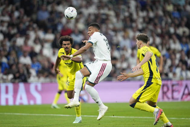 October 10, 2026, Madrid, Madrid, Spain: Kylian Mbappe of Real Madrid CF in action during the Spanish League, LaLiga EA Sports, football match between Real Madrid and Villarreal CF at Bernabeu stadium on October 10, 2026, in Madrid, Spain. Madrid Spain - ZUMAa181 20261010_zaa_a181_212 Copyright: xOscarxJ.xBarrosox