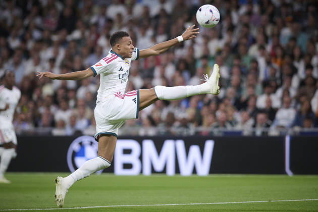 REAL MADRID CF v VILLARREAL CF. LA LIGA 2026 2027. ROUND 8. Real Madrid CF™s Kylian Mbappe during La Liga match. October 10 ,2026. (ALTERPHOTOS Ropero) MadridSpain  Copyright: xRoperox