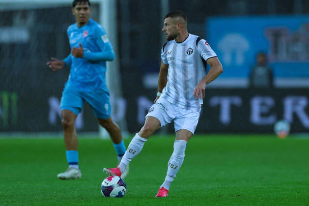 FC Zürich gegen FC Thun Brack Super League 10. Oktober 2026 Valon Berisha (23, FC Zürich) während des Fussballspiels der Brack Super League, FC Zürich gegen FC Thun, 10. Oktober 2026, Stadion Letzigrund, Zürich, Schweiz. Zürich Stadion Letzigrund Zürich Schweiz