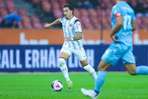 FC Zürich gegen FC Thun Brack Super League 10. Oktober 2026 Kevin Spadanuda (17, FC Zürich) während des Fussballspiels der Brack Super League, FC Zürich gegen FC Thun, 10. Oktober 2026, Stadion Letzigrund, Zürich, Schweiz. Zürich Stadion Letzigrund Zürich Schweiz