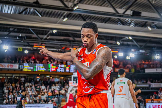 1. Basketball Bundesliga, easyCredit BBL, Saison 2026 2027, Herren, Hauptrunde, 5. Spieltag, 10.10.2026, RASTA Vechta - ratiopharm ulm Justin Edler-Davis ( 10 - RASTA Vechta) während der Partie Vechta RASTA Dome Niedersachsen Deutschland