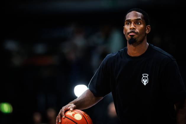 Terrell Harris (Gladiators Trier), Emotionen, Geste, Gestik, Mimik, Freisteller, Portrait Vet Concept Gladiators Trier vs Alba Berlin, Basketball, easyCredit BBL, 5. Spieltag, Saison 2026 2027, 10.10.2026 Vet Concept Gladiators Trier vs Alba Berlin, Basketball, easyCredit BBL, 5. Spieltag, Saison 2026 2027, 10.10.2026 Copyright: xEibnerxPressefotox EP_ANS
