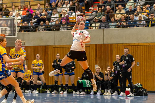 Handball I Damen I Saison 2026-2027 I 2. Bundesliga I 5. Spieltag I SV Todesfelde - HSV Solingen-Gräfrath 76 I 10.10.2026 Frida Heimann (6, HSV Solingen-Gräfrath 76) Bad-Schwartau Ludwig-Jahn-Halle Schleswig Holstein Deutschland Copyright: xLobeca FabianxLamprechtx