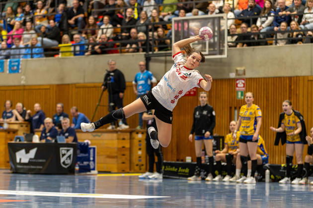 Handball I Damen I Saison 2026-2027 I 2. Bundesliga I 5. Spieltag I SV Todesfelde - HSV Solingen-Gräfrath 76 I 10.10.2026 Nele Spengler (34, HSV Solingen-Gräfrath 76) Bad-Schwartau Ludwig-Jahn-Halle Schleswig Holstein Deutschland Copyright: xLobeca FabianxLamprechtx