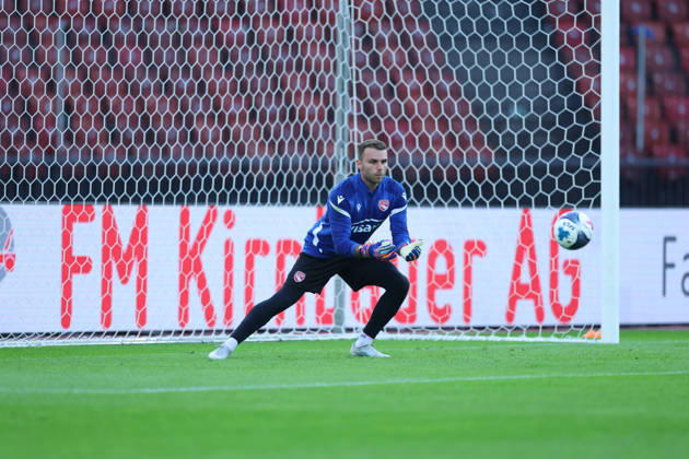 FC Zürich gegen FC Thun Brack Super League 10. Oktober 2026 Niklas Steffen (1, FC Thun) während des Fussballspiels der Brack Super League, FC Zürich gegen FC Thun, 10. Oktober 2026, Stadion Letzigrund, Zürich, Schweiz. Zürich Stadion Letzigrund Zürich Schweiz