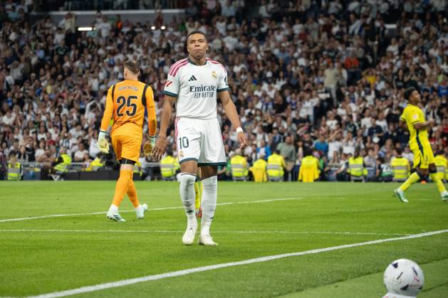 October 10, 2026, Madrid, Spain: Kylian Mbappo (Real Madrid) seen in action during the La Liga EA SPORTS 2026-2027 match between Real Madrid and Villarreal..Final score: Real Madrid 1 - 0 Villarreal Madrid Spain - ZUMAs197 20261010_aaa_s197_307 Copyright: xDavidxCanalesx