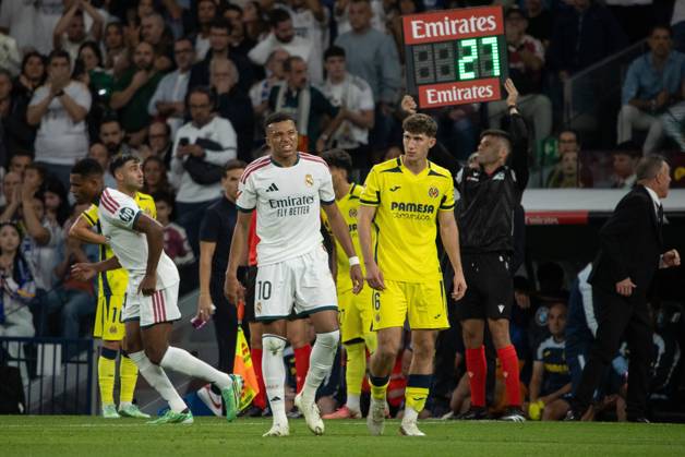 October 10, 2026, Madrid, Spain: Kylian Mbappo (Real Madrid) seen in action during the La Liga EA SPORTS 2026-2027 match between Real Madrid and Villarreal..Final score: Real Madrid 1 - 0 Villarreal Madrid Spain - ZUMAs197 20261010_aaa_s197_316 Copyright: xDavidxCanalesx