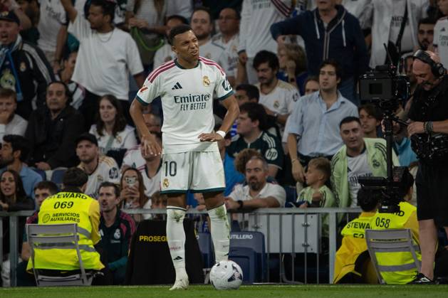 October 10, 2026, Madrid, Spain: Kylian Mbappo (Real Madrid) seen in action during the La Liga EA SPORTS 2026-2027 match between Real Madrid and Villarreal..Final score: Real Madrid 1 - 0 Villarreal Madrid Spain - ZUMAs197 20261010_aaa_s197_325 Copyright: xDavidxCanalesx