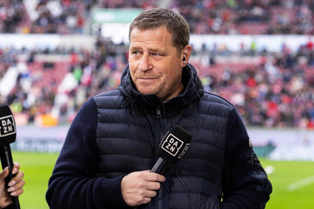 Deutschland: FC Augsburg vs FC Bayern München, 1. Bundesliga, 5. Spieltag, Saison 2026 27, WWK Arena (Augsburg): Max Eberl, (Sportvorstand, FC Bayern München) im Interview vor dem Spiel Augsburg WWK Arena Bayern Deutschland Copyright: xBenedictxChristx
