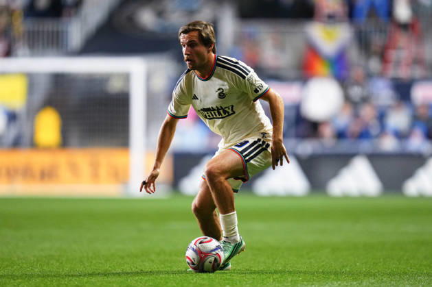 October 10, 2026: Philadelphia Union Midfielder Indiana Vassilev (19) controls the ball during the first half of an MLS, Fussball Herren, USA match against Real Salt Lake at Subaru Park in Chester, Pennsylvania. CSM Chester United States of America - ZUMAc04_ 20261010_zma_c04_338 Copyright: xKylexRoddenx