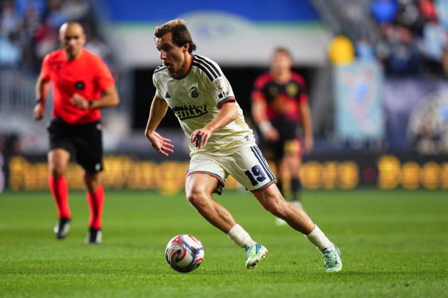 October 10, 2026: Philadelphia Union Midfielder Indiana Vassilev (19) controls the ball during the first half of an MLS, Fussball Herren, USA match against Real Salt Lake at Subaru Park in Chester, Pennsylvania. CSM Chester United States of America - ZUMAc04_ 20261010_zma_c04_340 Copyright: xKylexRoddenx