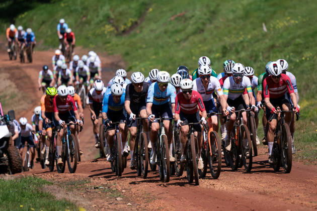 2026 UCI Gravel World Championships Picture by James Raison SWpix.com - 11 10 2026 - Cycling - 2026 UCI Gravel World Championships - Nannup, Western Australia, Australia - Men™s Elite - The peloton, Denmark Copyright: x xSWpix.comx(t axPhotographyxHubxLtd)xJamesxRaison SWpix.comx SWP-3030-24508