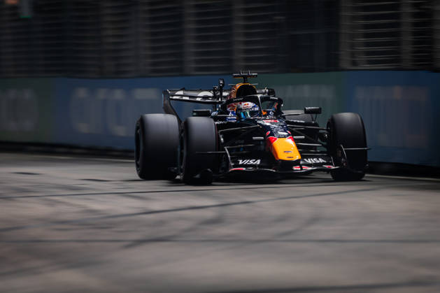 Marina Bay Street Circuit, Singapore, Singapore. 10.October.2026; Max Verstappen of the Netherlands and Oracle Red Bull Racing during qualifying Formula One Singapore Grand Prix  aflo_354967724 JayxHiranox