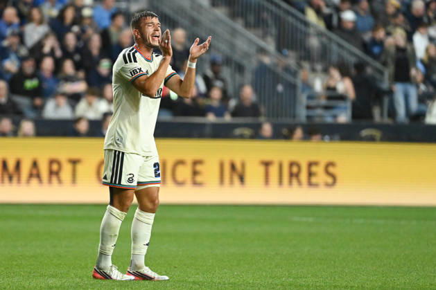 Philadelphia Union Vs Real Salt Lake - October 10, 2026 Kai Wagner 27 of the Philadelphia Union applauds his teammates during the Major League Soccer 2026 match between Philadelphia Union and Real Salt Lake at Subaru Park in Chester, Pennsylvania, on October 10, 2026. Philadelphia United States  Copyright: xJackxMegawx originalFilename:megaw-philadel261010_npgp8.jpg