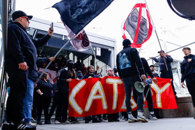 Toronto FC v CF Montreal Toronto FC fans prepare to march toward BMO Field before the start of a Major League Soccer game between Toronto FC and CF Montreal in Toronto, Ontario, Canada, on October 10, 2026. Toronto Ontario Canada  Copyright: xIndrawanxKumalax originalFilename:kumala-majorlea261010_npfdA.jpg