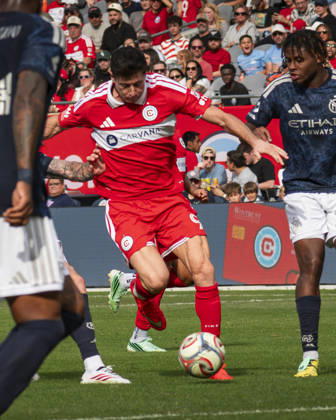 Chicago Fire FC V New York City FC - MLS, Fussball Herren, USA - October 10, 2026 Robert Lewandowski ( 9) of Chicago Fire FC is in action during the match between Chicago Fire FC and New York City FC at Soldier Field Stadium in Chicago, United States, on October 10, 2026. Chicago IL United States  Copyright: xRichardxNicholsx originalFilename:nichols-chicagof261010_npDv0.jpg