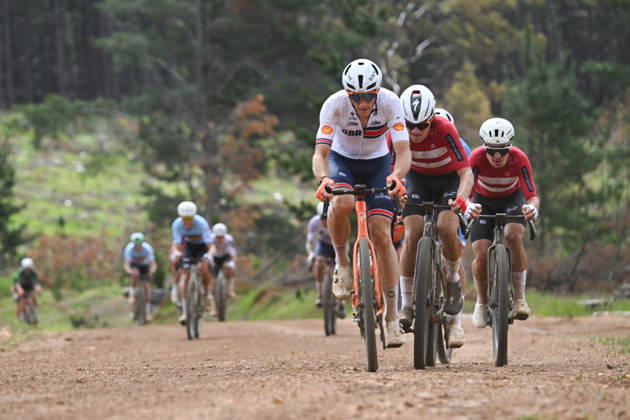 2026 UCI Gravel World Championships Picture by Zac Williams SWpix.com - 11 10 2026 - Cycling - 2026 UCI Gravel World Championships - Nannup, Western Australia, Australia - Men™s Elite - Connor Swift (Great Britain), Denmark Copyright: x xSWpix.comx(t axPhotographyxHubxLtd)xZacxWilliams SWpix.comx SWP-3030-24578