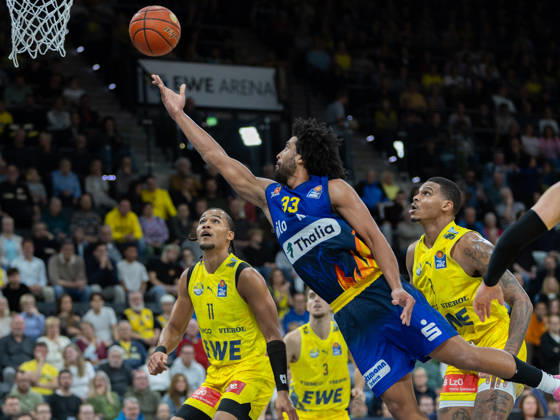 Gibson Trenton EWE Baskets Oldenburg vs Phoenix Hagen, Basketball, BBL, 10.10.2026 Oldenburg Copyright: xEibner-Pressefotox EP_EER
