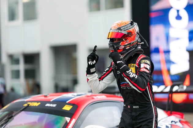 DTM, 15. + 16. Rennen Hockenheim 2026 29 Porsche 911 GT3 R (992), Land Motorsport: Bastian Buus - picture by Gruppe C Photography Hockenheim Hockenheimring Baden-Württemberg Deutschland Copyright: xGruppexCxPhotographyx