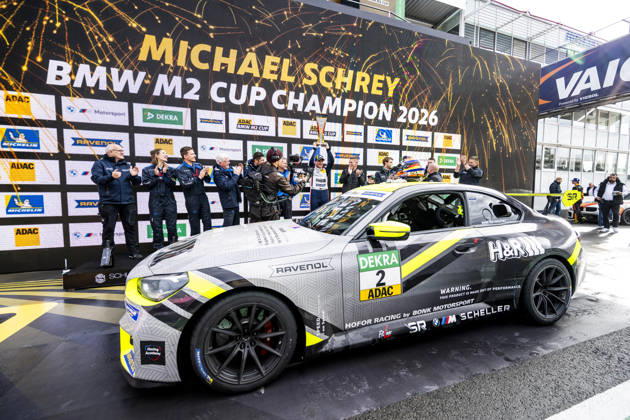 BMW M2 Cup, 9. + 10. Rennen Hockenheim 2026 2 BMW M2 Racing, Hofor Racing by Bonk Motorsport: Michael Schrey - picture by Gruppe C Photography Hockenheim Hockenheimring Baden-Württemberg Deutschland Copyright: xGruppexCxPhotographyx