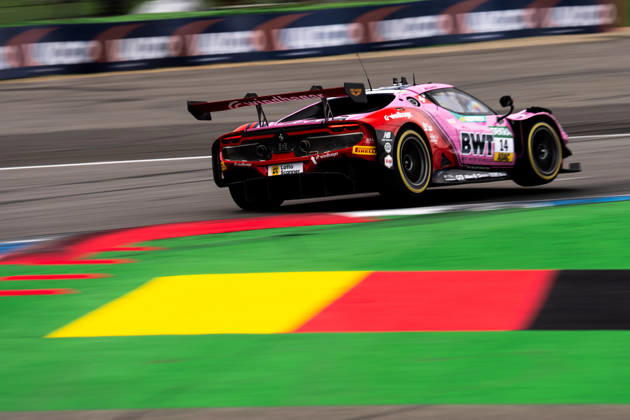DTM, 15. + 16. Rennen Hockenheim 2026 14 Ferrari 296 GT3 EVO, EMIL FREY RACING: Matteo Cairoli - picture by Gruppe C Photography Sachsenring Germany Copyright: xGruppexCxPhotographyx
