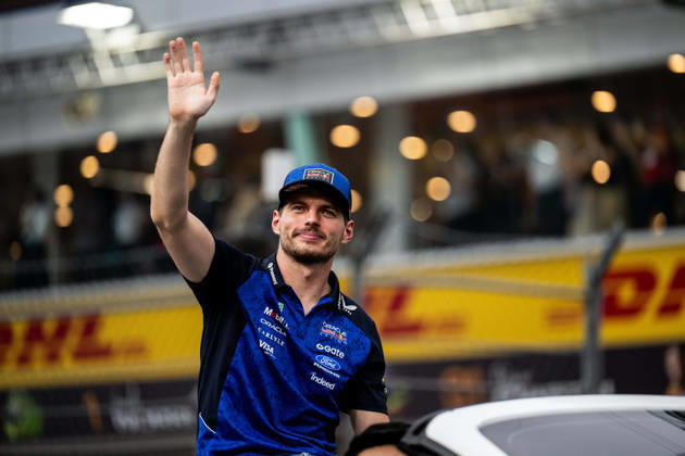 F1 - SINGAPORE GRAND PRIX 2026 VERSTAPPEN Max (nld), Red Bull Racing Ford RB22, portrait during the 2026 Formula 1 Singapore Grand Prix, 17th round of the 2026 Formula One World Championship, WM, Weltmeisterschaft from October 9 to 11, 2026 on the Marina Bay Street Circuit, in Singapore, Singapore - SingaporeSingapore  Copyright: xALBERTOxVIMERCATIx