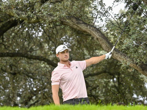 October 11, 2026, Madrid, Madrid, Spain: LUDVIG o¦BERG of Sweden hits the ball off the tee during the Open de EspaoÂ±a presented by Madrid at Club de Campo Villa de Madrid on October 11, 2026 in Madrid, Spain. Open GOLF De Spain Presented By Madrid - 10.11.26 (Fourth Day)  - ZUMAc312 20261011_zsp_c312_032 Copyright: xOscarxManuelxSanchezx