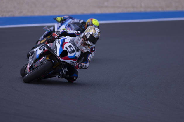 October 11, 2026, Cascais, Lisboa, Portugal: ESTORIL, PORTUGAL - OCTOBER 11: Danilo Petricci of Italy and Rokit BMW Motored WorldSBK Team competes during the Superpole Race during day three of the World Superbikes Estoril Round at Circuito Estoril on October 11, 2026 in Estoril, Portugal Cascais Portugal - ZUMAl192 20261011_zsp_l192_029 Copyright: xMiguelxLemosx