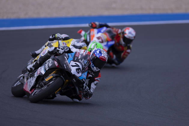 October 11, 2026, Cascais, Lisboa, Portugal: ESTORIL, PORTUGAL - OCTOBER 11: Loris Baz of France and MGM Optical Express Racing during the Superpole Race during day three of the World Superbikes Estoril Round at Circuito Estoril on October 11, 2026 in Estoril, Portugal Cascais Portugal - ZUMAl192 20261011_zsp_l192_047 Copyright: xMiguelxLemosx
