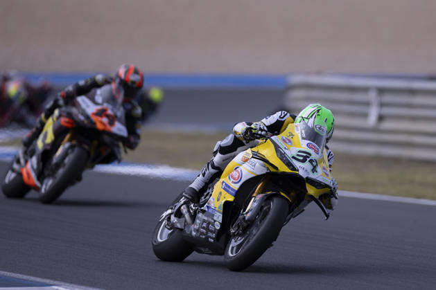 October 11, 2026, Cascais, Lisboa, Portugal: ESTORIL, PORTUGAL - OCTOBER 11: Lorenzo Baldassarri of Italy and Team Goeleven competes during the Superpole Race during day three of the World Superbikes Estoril Round at Circuito Estoril on October 11, 2026 in Estoril, Portugal Cascais Portugal - ZUMAl192 20261011_zsp_l192_053 Copyright: xMiguelxLemosx