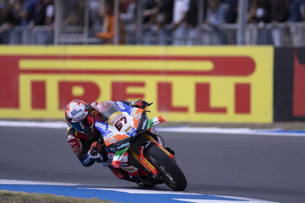 October 11, 2026, Cascais, Lisboa, Portugal: ESTORIL, PORTUGAL - OCTOBER 11: Alberto Surra of Italy and Motocross Racing competes during the Superpole Race during day three of the World Superbikes Estoril Round at Circuito Estoril on October 11, 2026 in Estoril, Portugal Cascais Portugal - ZUMAl192 20261011_zsp_l192_065 Copyright: xMiguelxLemosx
