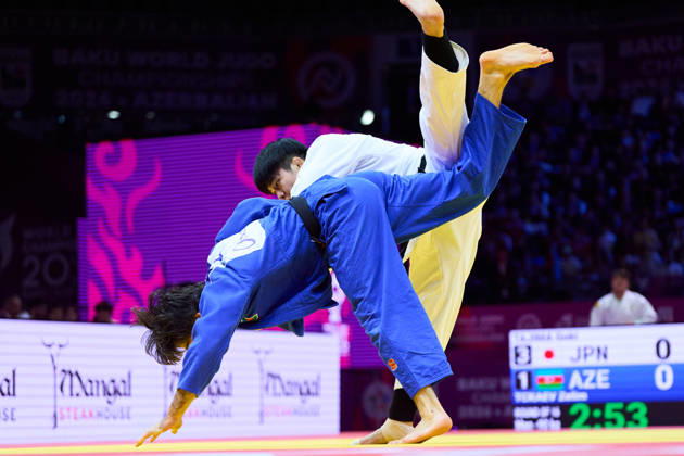 Goki Tajima (JPN), OCTOBER 11, 2026 -Judo : World Judo Championships BAKU2026 Mixed teams 2nd Round match at National Gymnastics Arena in Baku, Azerbaijan. aflo_355045832 KenxAsakurax