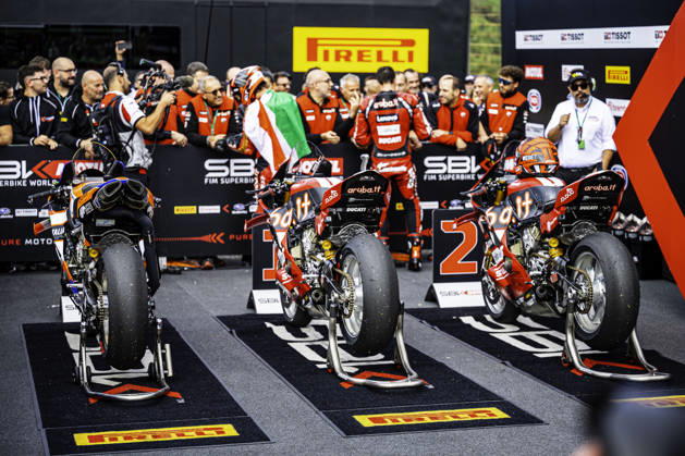 October 11, 2026, Cascais, Lisbon, Portugal: The Podium during the Tissot Superpole Race of the FIM Superbike World Championship, WM, Weltmeisterschaft at Circuito Estoril on October 11, 2026 in Cascais, Portugal. Cascais Portugal - ZUMAr200 20261011_zsp_r200_034 Copyright: xNunoxReisinhox