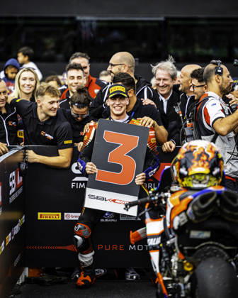 October 11, 2026, Cascais, Lisbon, Portugal: Alberto Surra of Motocorsa Racing during the Tissot Superpole Race of the FIM Superbike World Championship, WM, Weltmeisterschaft at Circuito Estoril on October 11, 2026 in Cascais, Portugal. Cascais Portugal - ZUMAr200 20261011_zsp_r200_039 Copyright: xNunoxReisinhox