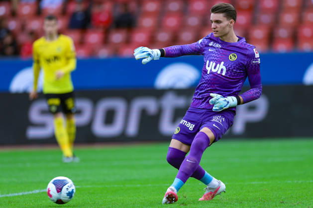 GC Zürich gegen BSC Young Boys Brack Super League 11. Oktober 2026 Marvin Keller (1, BSC Young Boys) im Spiel der Brack Super League zwischen dem Grasshopper Club Zürich (GCZ) und dem BSC Young Boys (YB) am 11. Oktober 2026 im Stadion Letzigrund in Zürich, Schweiz. Zürich Stadion Letzigrund Zürich Schweiz